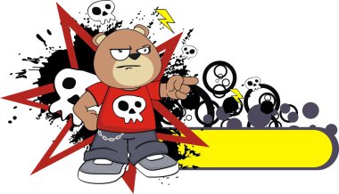 çocuk oyuncak ayı çizgi film ifade