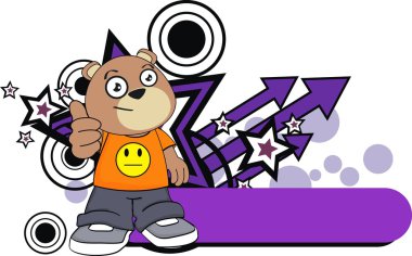 çocuk oyuncak ayı çizgi film expression2