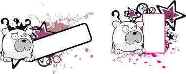 Şirin kutup ayısı boşaltmak cartoon2 topu