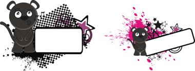 Panter komik karikatür copyspace3