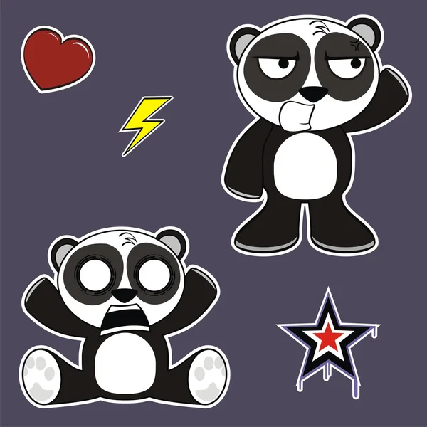 Küçük ayı panda şirin ifadeler set01 çizgi film