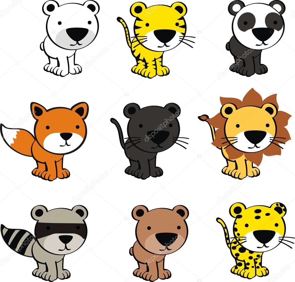 Cute Baby Animals Cartoon Set Stock Vector Image By C Hayashix23 Cute Baby Animals Cartoon Set Stock Vector Image By C Hayashix23