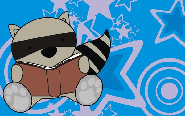 Şirin Bebek raccon okuma çizgi film