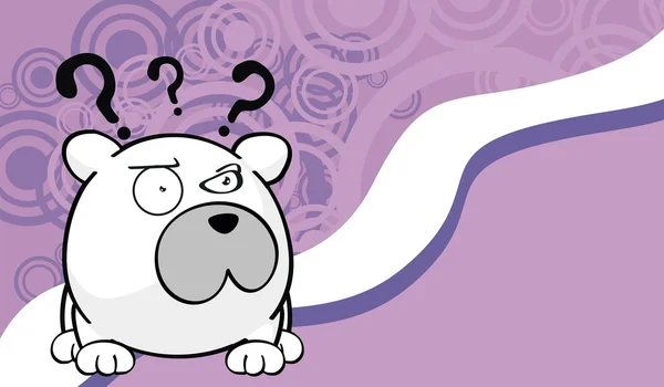 Carino bambino orso polare cartoni animati5 — Vettoriale Stock