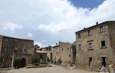 Binalar-Bagnoregio Town 'da, Lazio, Italya 'da