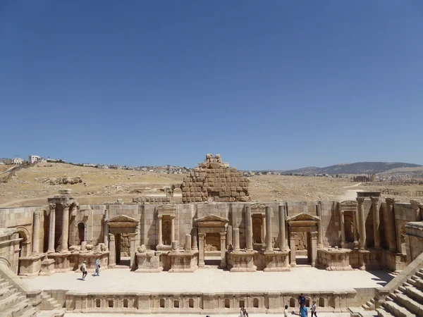 Anfiteatro en Jerash — Foto de Stock