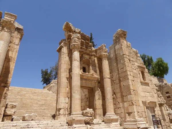 Ruinas de la antigua Gerasa (Jerash), Jordania — Foto de Stock