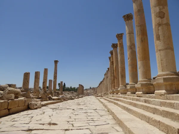 Ruinas de Jerash, Jordania — Foto de Stock