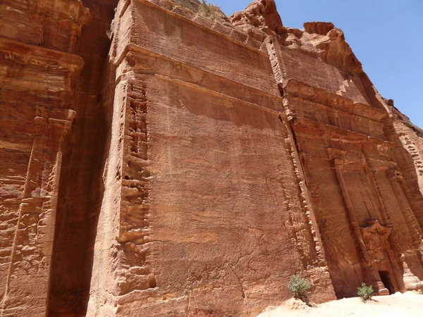 Ruinas en Petra, Jordania — Foto de Stock