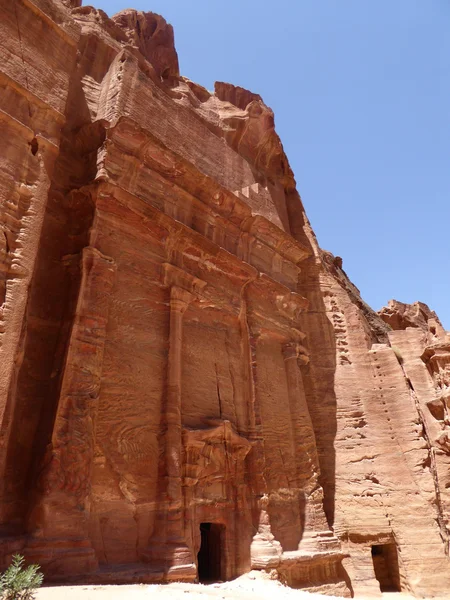 Ruinen in Petra, Jordanien — Stockfoto