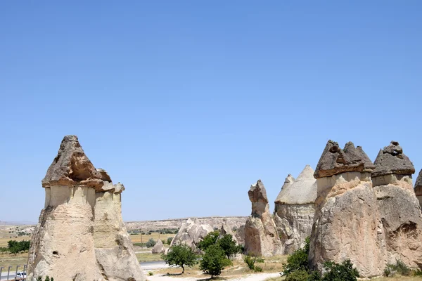 Szerelem-völgy Göreme nemzeti park. Cappadocia, — Stock Fotó