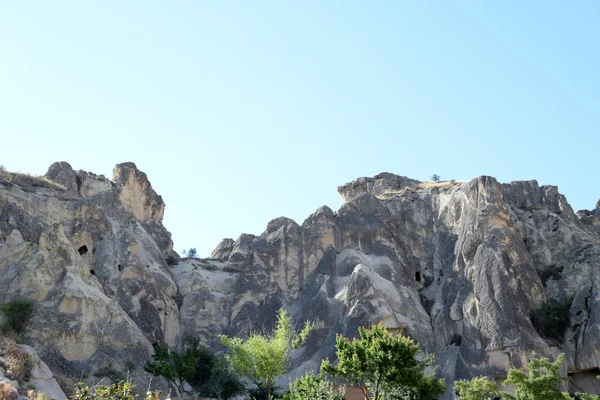 Bajkowe kominy w Goreme National Park, Kapadocja, Turcja — Zdjęcie stockowe