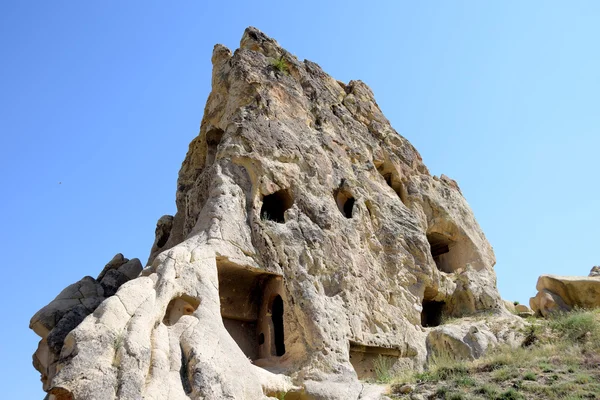 Feenschornsteine im Goreme Nationalpark, Kappadokien, Türkei — Stockfoto