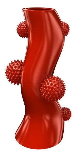 Red vase — Stock Photo, Image