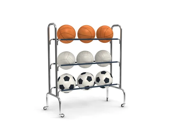 Ball shelf — Stock Photo, Image