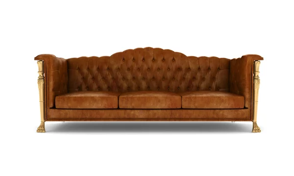 Sofá de cuero — Foto de Stock