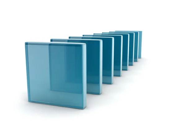 Glass boxes — Stock Photo, Image