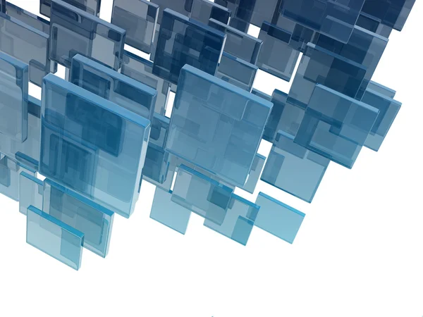 Glass cubes — Stock Photo, Image