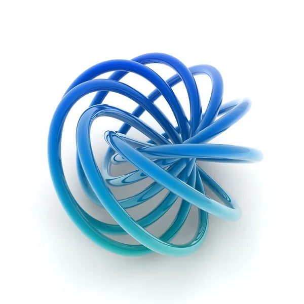 3D helix form — Stockfoto