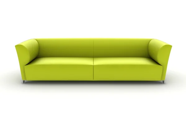 Skórzana sofa — Zdjęcie stockowe