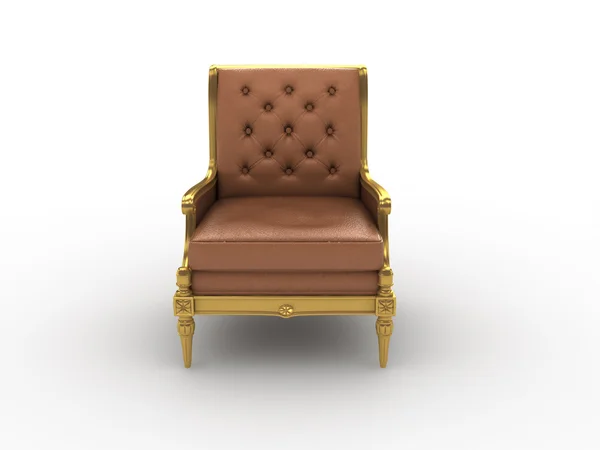 Skórzana sofa — Zdjęcie stockowe