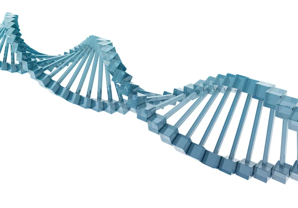 Glass DNA model. — Stock Photo, Image