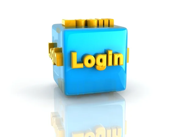 Chave do computador Login — Fotografia de Stock