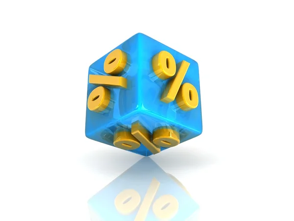 Percentage symbol — Stock Photo, Image