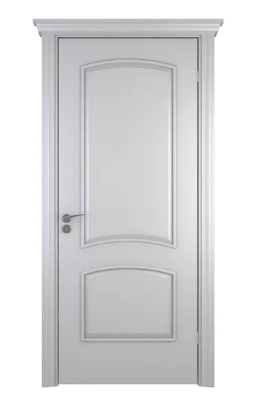 White wood door — Stock Photo, Image