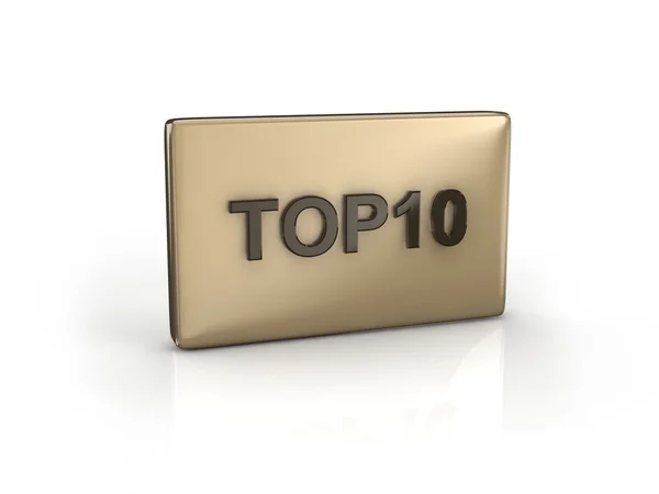 Texto TOP10 — Fotografia de Stock