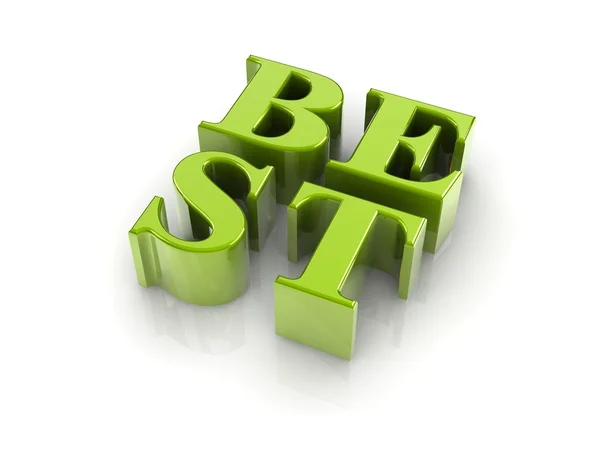 3d text BEST — Stock Photo, Image