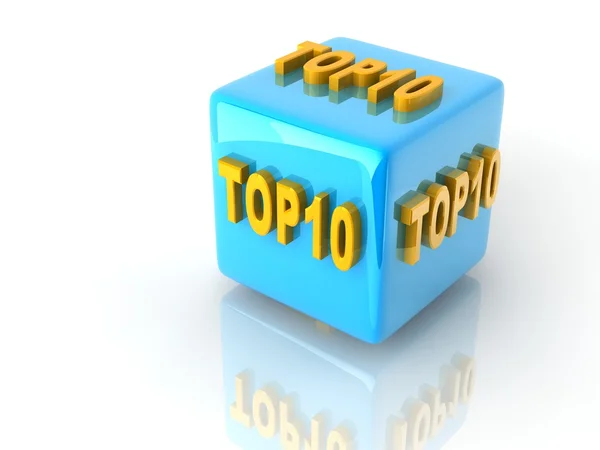 3D-Text "Top10" — Stockfoto