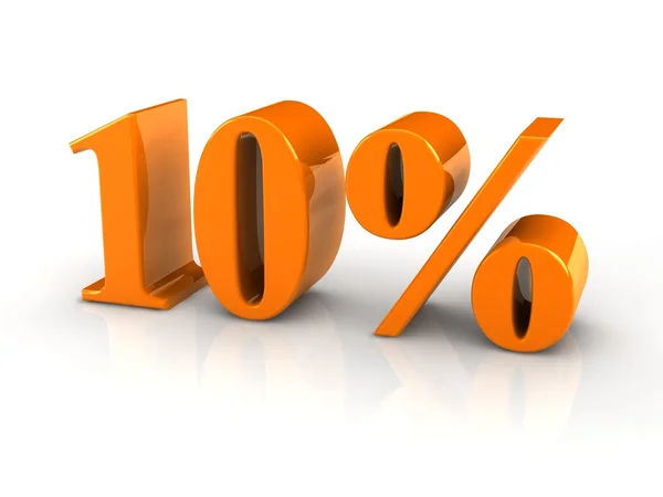 Percentage teken — Stockfoto