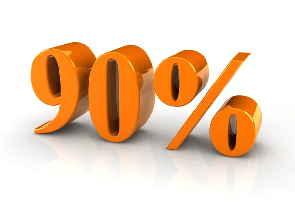 Percentage teken — Stockfoto