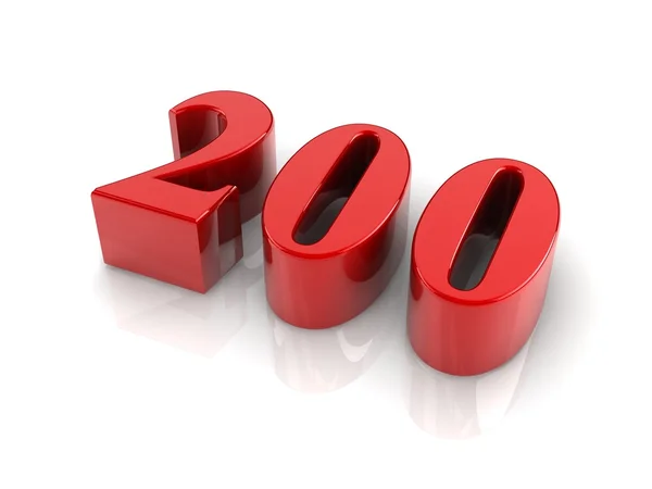 Número 200 — Fotografia de Stock