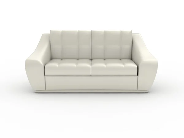 Skórzana sofa — Zdjęcie stockowe