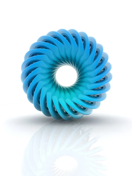 3D kształt helisy — Zdjęcie stockowe