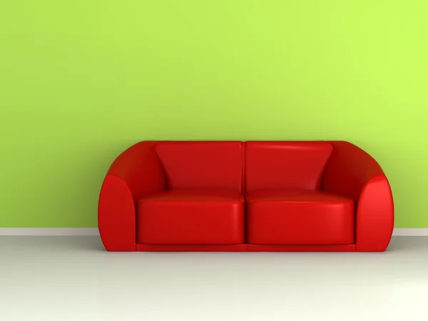 Leather sofa — Stock Photo, Image