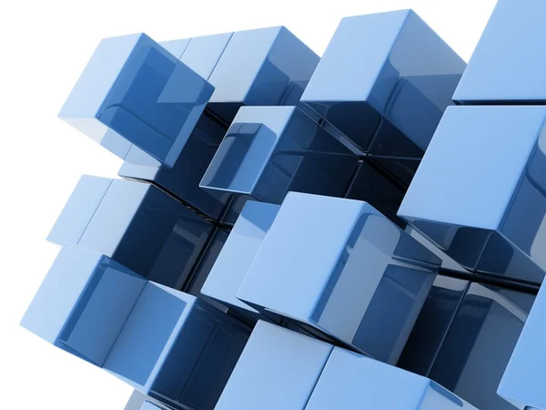 Metallic cubes — Stock Photo, Image