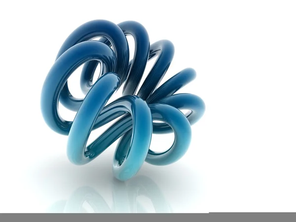 3D helix shape — Stock Photo, Image