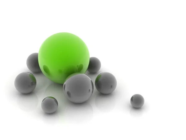 Green sphere — Stock Photo, Image