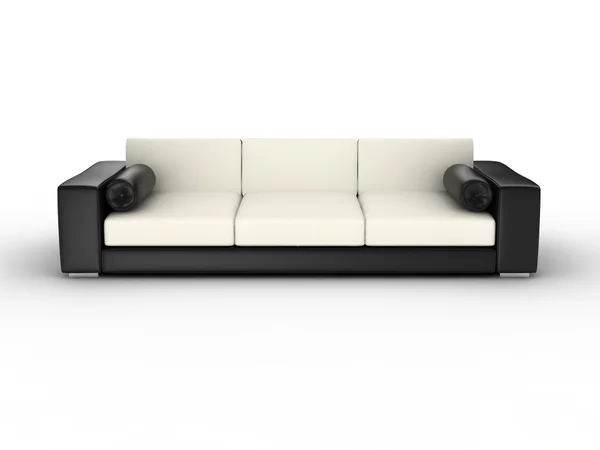 Skórzana sofa — Zdjęcie stockowe