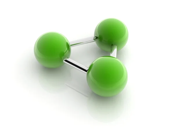 Green spheres — Stock Photo, Image