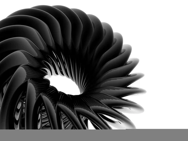 3d helix form — Stockfoto