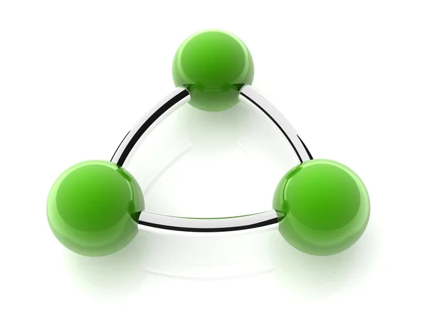 Green spheres — Stock Photo, Image