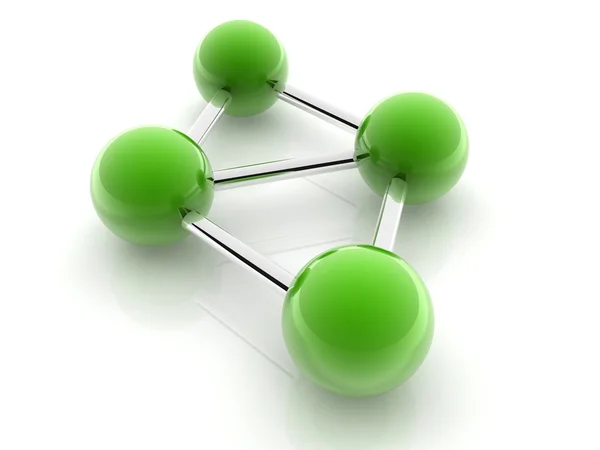 Green spheres — Stock Photo, Image