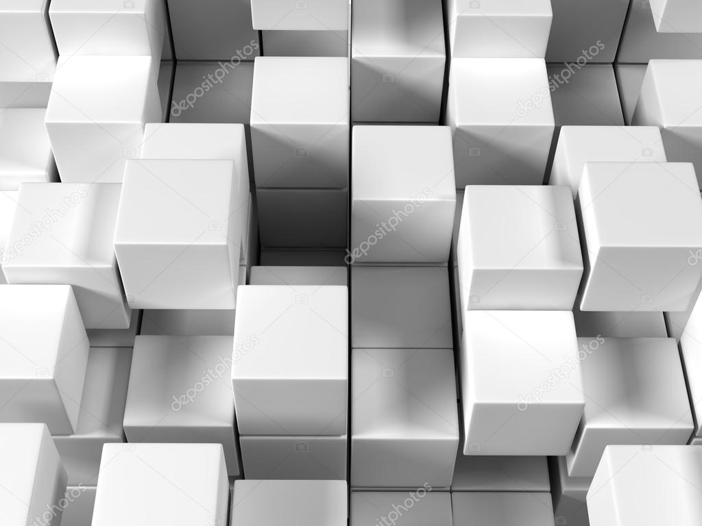 white cubes