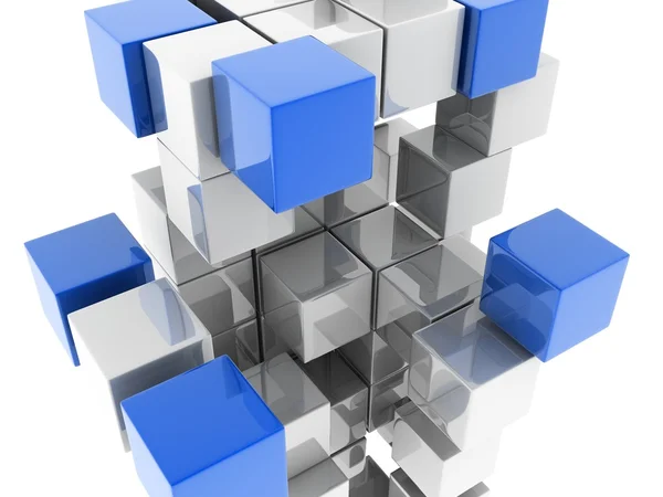 Metallic cubes — Stock Photo, Image