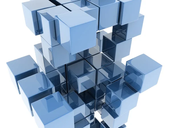 Metallic cubes — Stock Photo, Image