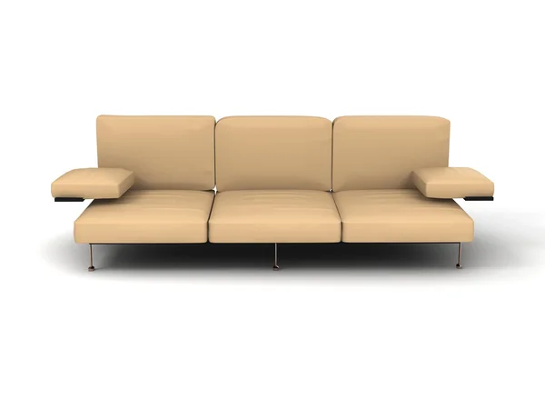 Skórzana sofa — Zdjęcie stockowe